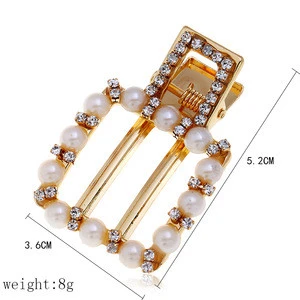 China Produces Popular Square Pearl Female Hairpin In Europe And America