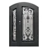 China Professional Modern Iron Doors Doors Design  Wrought Iron French Door Side Light