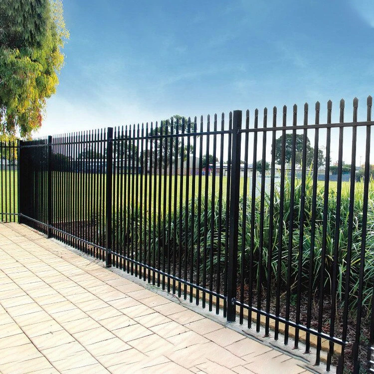 China supplier decorative cheap Metal Garden fence Custom made safety fence