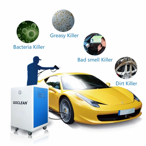 China Supplier High Temperature Vapor Steam Car Washer Cleaner Steam Car Wash Machine Car Engine Cleaning Machine