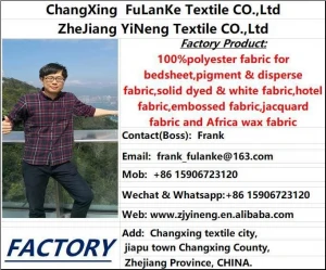 China Supplier White Linen Fabric100% Polyester Yarn Dyed Fabric