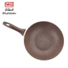 China wholesale hot sell aluminum kitchen non-stick granite stone wok