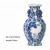 Import Chinese classic blue and white porcelain vase for home office decorative with wholesale price and high quality from China