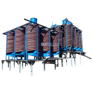 Chinese Mineral Processing Machine Iron Spiral Chute For Copper Ore Extraction Plant
