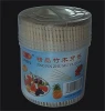 Chinese natural bamboo toothpick in container