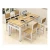 Chinese Restaurant Furniture Shop Modern Coffee Dining Table Set Wooden Dining Table And Chair For Hotel