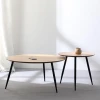 Chinese Supplier Living Room Furniture Round Size Coffee Table Set