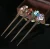 Import Chinese Traditional Womens Wooden Beads Clasps Hairpin Classical Lady Hair Stick from China