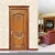 Import Classical model exterior wooden door main entrance teak wood price single door from China