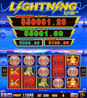 Coin operated Slot machine casino roulette game with Lightning-Dragon&#x27;s riches slot machine for casino