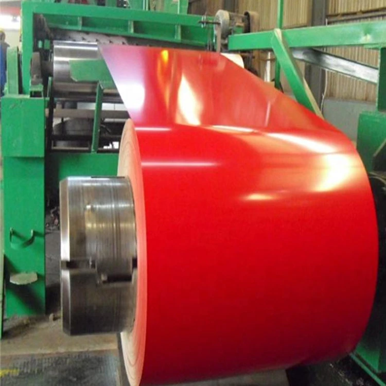 Cold Rolled Steel Coils / PPGI Prepainted Steel Sheet / zinc Aluminium Roofing Coils From Shandong
