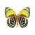 Import Colored Butterfly Animal Metal Brooches Drop Oil Butterfly Brooch Pin Insect Badges Enamel Lapel Pin Shawl Accessories from China