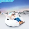 Colorful Appearance Blow Up Snow Tubes With Anti-slip Handle Inflatable Snow Sled For Kids And Adults Snow Tube For Winter Fun