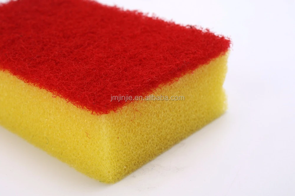 Colorful kitchen cleaning sponge / abrasive sponge pad / dish washing foam