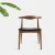 Import Combination Modern Hans Wegner PU Leather Wooden Frame Dining Restaurant Wooden Dining Chair and OX Horn Chair or Cow Horn Chair from China