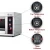 Import commercial bakery equipment digital control 1 deck 2 tray electric pizza oven from China
