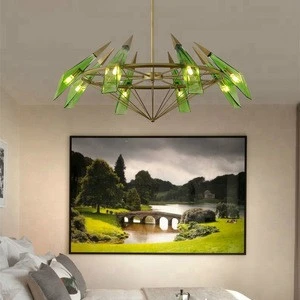 Commercial cone  glass  pendant lamp post-modern style