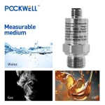 Compact size Ceramic HAVC Air Compressor 4-20mA 0-5V Pressure Sensor/Pressure Transducer/Pressure Transmitter for water oil gas