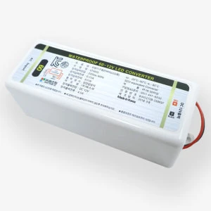 Constant Current Slim Waterproof IP67 12V 60W LED Driver SMPS Switching Power Supply For Outdoor LED Lighting Made in Korea