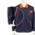 Import Contrast body and collar color snap button zip up custom workwear for security from China