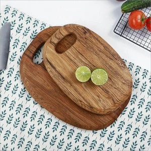 Convenient and Practical Ebony Wood Chopping Board