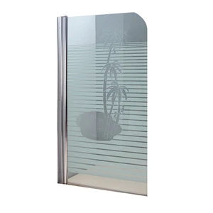 Corner Tempered Glass Shower Door LX-1087