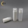 Cosmetics packaging  white or clear plastic bottle with pump  , diam 36mm 15ml 30ml 50ml empty PP airless bottle