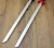 Import Cosplay wooden sword children wood toy sword performance wooden sword 60CM from China