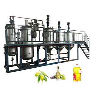 Cottonseed sunflower vegetable edible cooking soybean oil refining machine