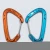 Import Custom 24kn Aluminum Carabiner Hook Colorful Spring Locking Wire Gate Carabiner from China