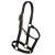 Import Custom Adjustable Nylon Padded Horse Headcollars Halter Strong Halter With Adjustable Chin and Snap from China