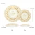 Import Custom ceramic Christmas printing plate round dinner plate round porcelain plates sets dinnerware luxury from China