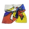 Custom Classic design14mm Inkjet Print Sqaure Silk spring luxury scarf women