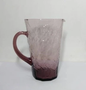 custom colored cocktail glass pitcher with handle water jug and glass set