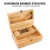 Import Custom Eco friendly Natural Bamboo tobacco Storage Case Wooden smoking  Rolling Tray Weed Stash Box Organizer from China