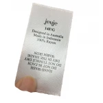 Custom Garment Cloth brand clothing labels private logo woven labels and tags
