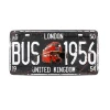 Custom high quality cheap price printed aluminum car license number plate