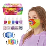 Custom Logo 32 Colors Non-toxic One Step Tie-dye Kit Party Tie Dye Paint Set for Kids Tie Dye Kit