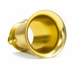 custom made CNC machining brass gold billet throttle bodys velocity stack