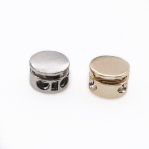 Custom Metal Cord Lock Stopper With Logo Garment Gold Cord End Stopper Chinese Supplier