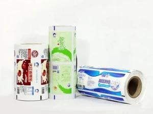 Custom Printed Food Packaging Roll Film Laminated Plastic Film for Milk/Yoghurt/Plant-based protein drink