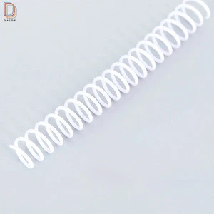Custom Spiral Notebook High Quality Plastic Wire O Binding Spiral For Office Binding Supplies