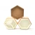 Import Custom Velvet Wooden Hexagonal Double Layer Jewelry Box from China