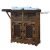 Import Custom White Solid Wood Folding Wood Ironing Boards Cabinet with Wicker Basket from China