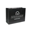Custom Your Logo Black Shopping Big Paper Bag  Wholesale With Handle