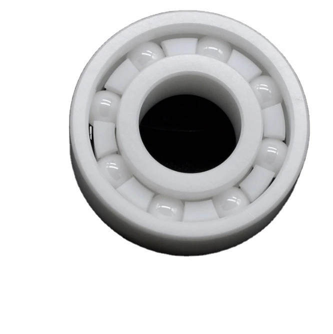 Customizable full ceramic hybrid ceramic deep groove ball skateboard bearings waterproof inline skate longboard white bearing