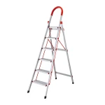 Customize Color Foldable Ladder 6 Step Aluminum Folding Straight Ladder