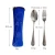 Import Customize logo stainless steel travel cutlery set from China