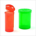 Customized 6DR to 60DR Plastic Medical Vials with Pop Top Cap