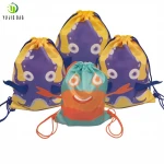 Customized Cheap Polyester Drawstring Bag/Wholesale Drawstring Backpack/Promotional Drawstring Bag